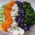salade composée colorée