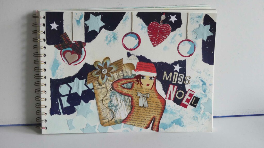 page art journal miss noel Withmo