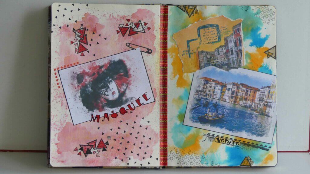 art journal withmo_pages Venise 1