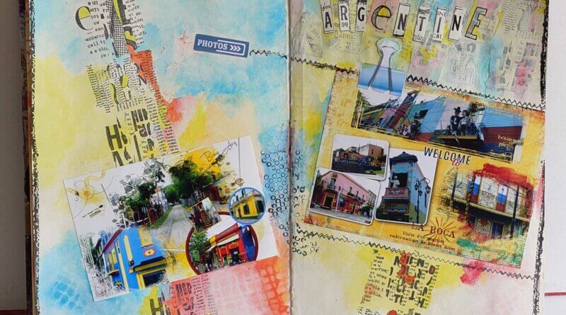 Art journal Withmo_Quartier La boca Argentine 1