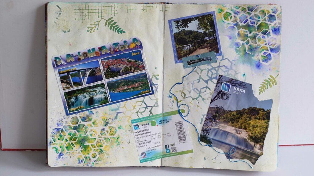 Art journal Withmo_Croatie Krka 1