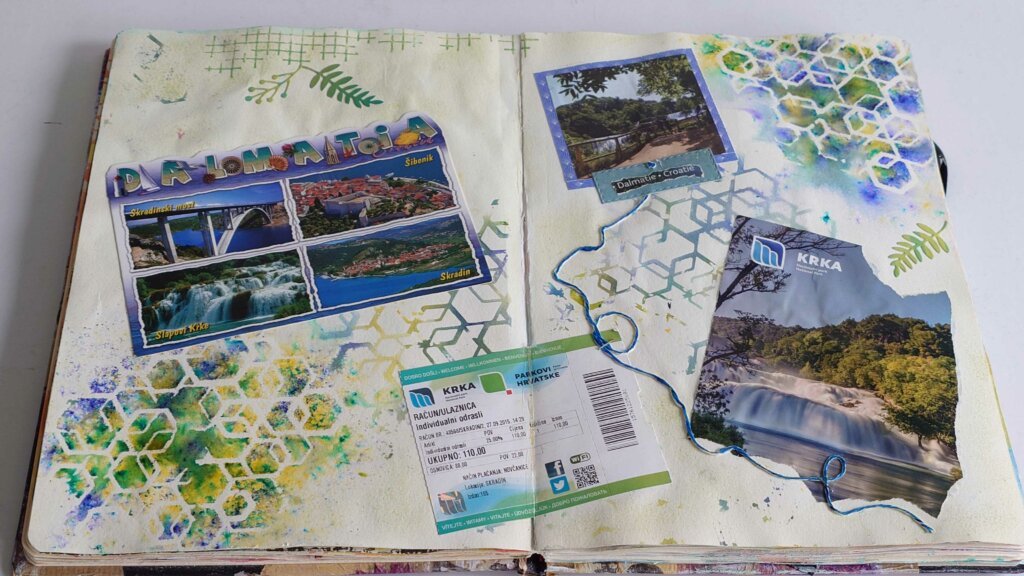 Art journal Withmo_Croatie Krka 2