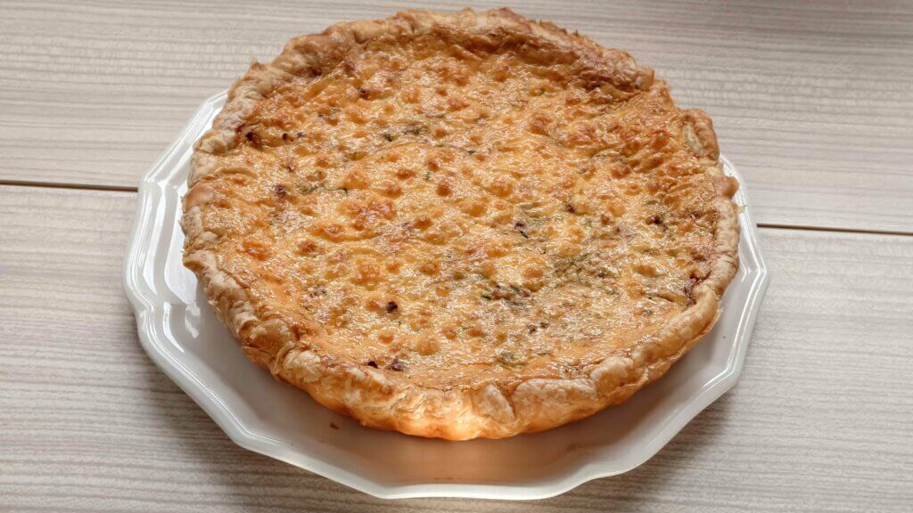 quiche courgettes bacon Withmo