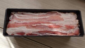 pain de viande Withmo_placement du lard