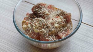 roulés de poulet Withmo_les ingrédients marinade