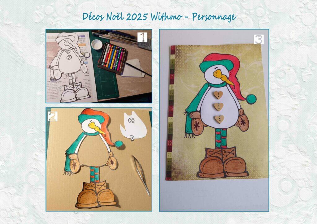 explications créations Noel 2025 Withmo_Personnage