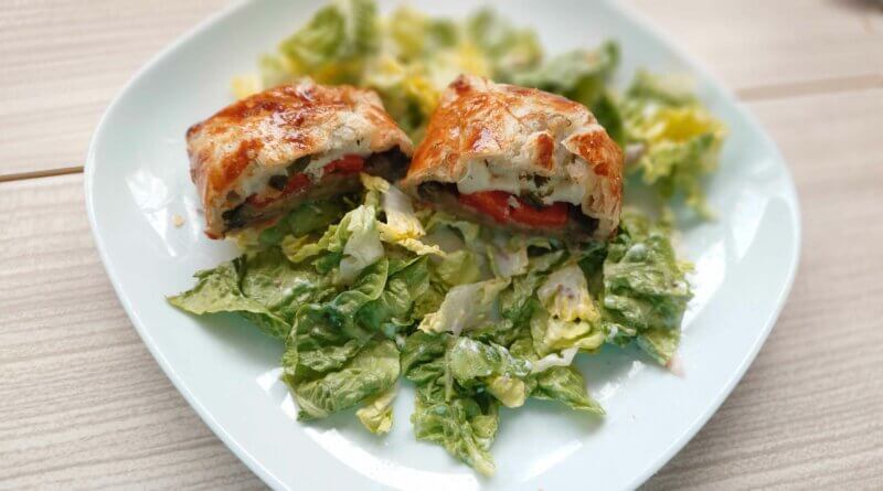 Feuilletés aux légumes grillés chèvre et basilic 3 Withmo