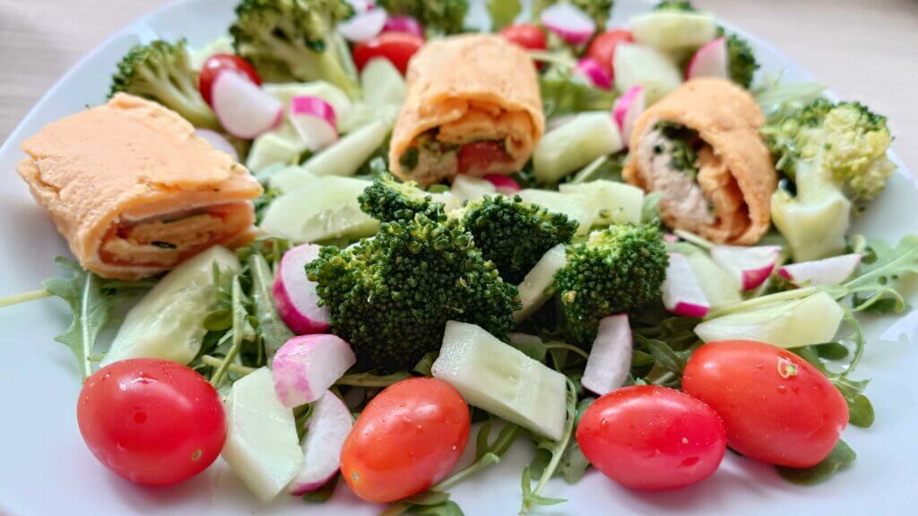 wraps aux lentilles corail Withmo 2